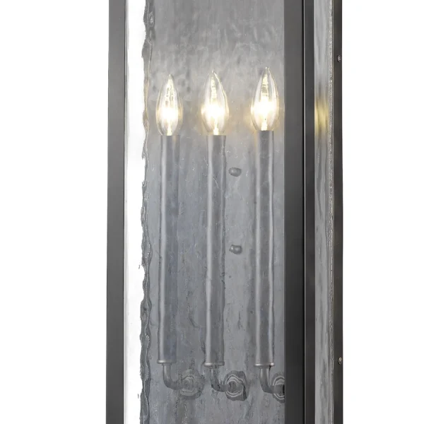 Charleston 3-Light Oil-Rubbed Bronze Shadowbox Wall Light (Large)