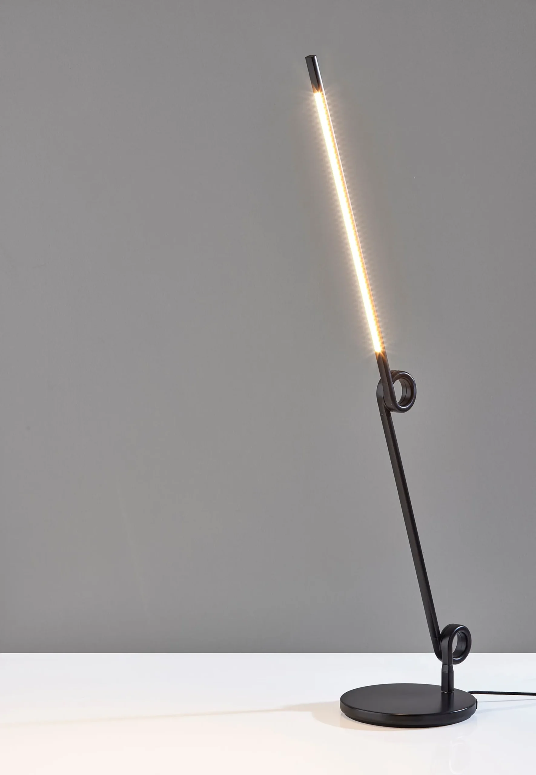 35" Black Metal Novelty Desk Lamp - Image 3