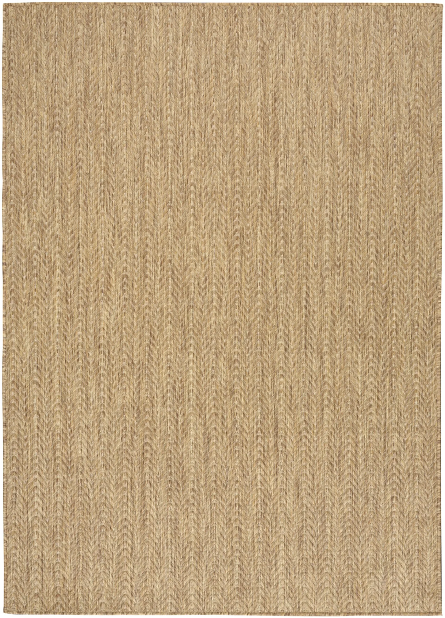 6' X 9' Natural Geometric Indoor Outdoor Area Rug - Image 3