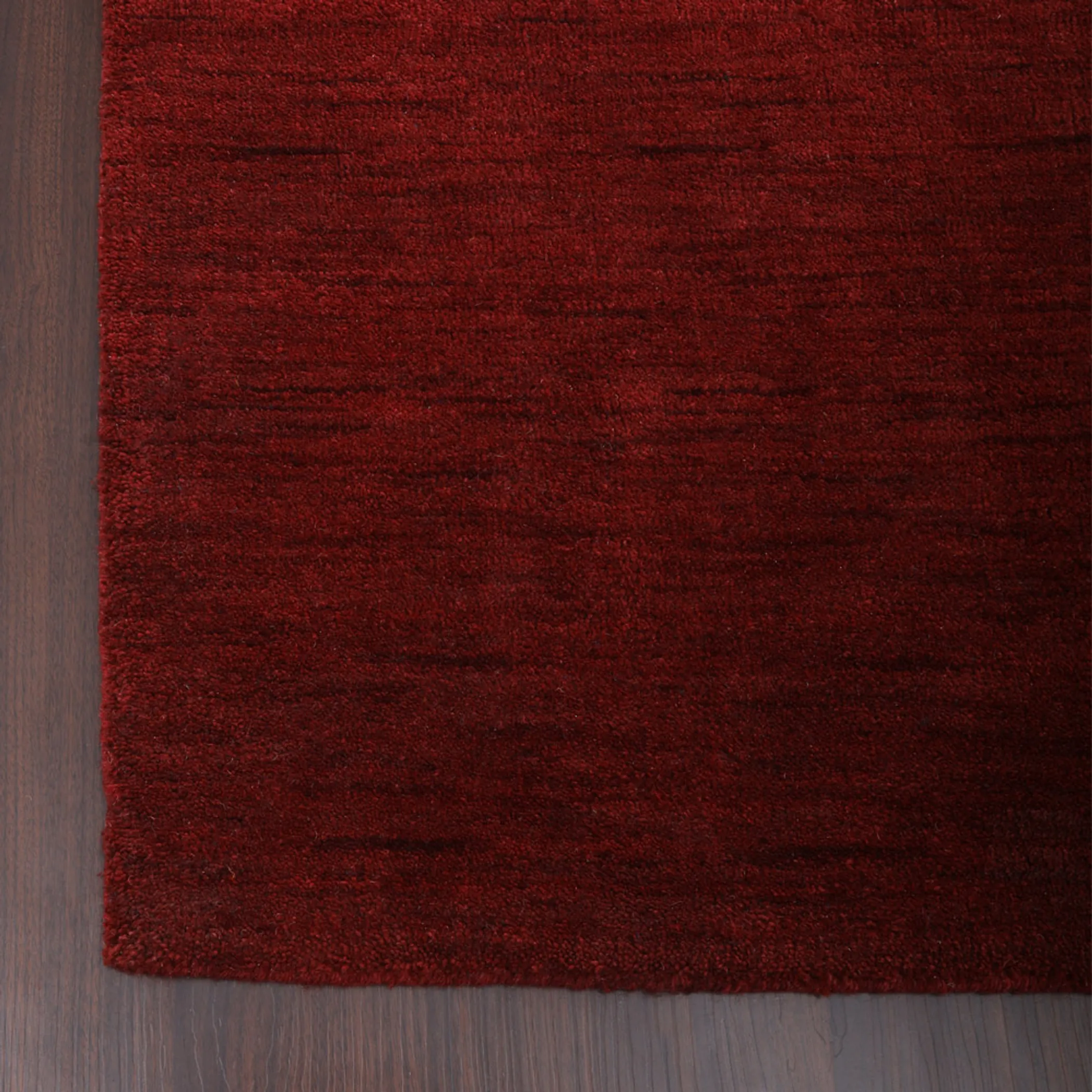 Rugsotic Carpets Hand Knotted Loom Wool Runner Area Rug Solid - Image 5