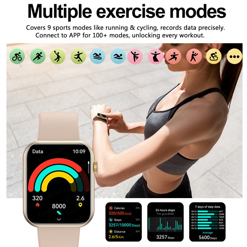 2025 new sports smart watch men full touch screen heart rate bluetooth call 1.9 inch ai voice ip68 waterproof smartwatch women 2025 new sports smart watch men full touch screen heart rate bluetooth call 1.9 inch ai voice ip68 waterproof smartwatch women