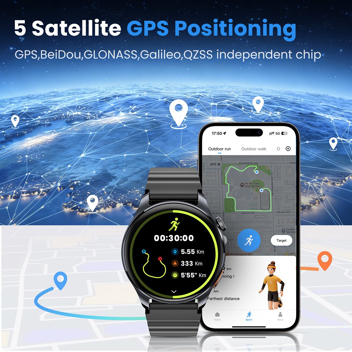 haylou watch 4s gps smartwatch 1.43” hd amoled display 5 satellite gps positioning 120+ workout modes sport fitness smart watch haylou watch 4s gps smartwatch 1.43” hd amoled display 5 satellite gps positioning 120+ workout modes sport fitness smart watch