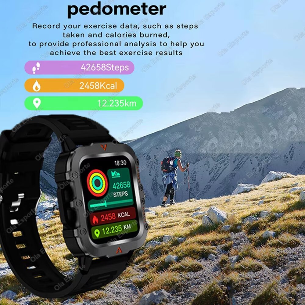men smart watch bluetooth call sleep heart rate health monitor outdoor led flashlight waterproof sports watche for android ios men smart watch bluetooth call sleep heart rate health monitor outdoor led flashlight waterproof sports watche for android ios