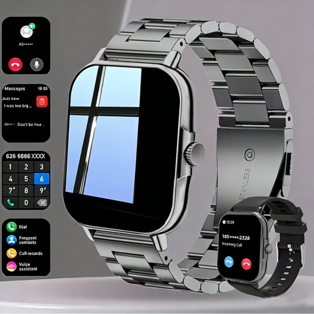 laxasfit 2026 new smartwatch bluetooth calling music playback heart rate & blood pressure monitoring unisex holiday gift laxasfit 2026 new smartwatch bluetooth calling music playback heart rate & blood pressure monitoring unisex holiday gift