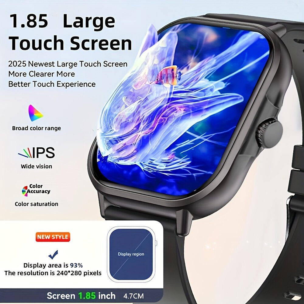 laxasfit 2026 new smartwatch bluetooth calling music playback heart rate & blood pressure monitoring unisex holiday gift laxasfit 2026 new smartwatch bluetooth calling music playback heart rate & blood pressure monitoring unisex holiday gift