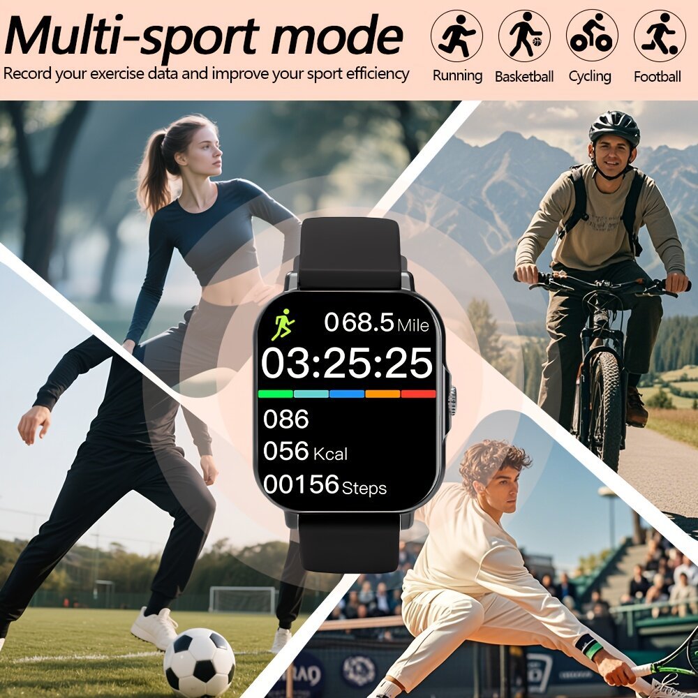 laxasfit 2026 new smartwatch bluetooth calling music playback heart rate & blood pressure monitoring unisex holiday gift laxasfit 2026 new smartwatch bluetooth calling music playback heart rate & blood pressure monitoring unisex holiday gift