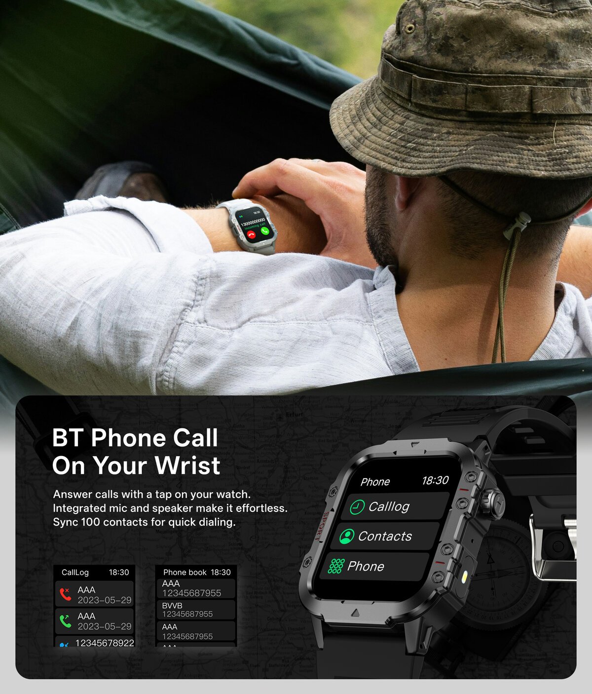 2026 new military smart watch men ip67 3atm outdoor sports fitness tracker health monitor 1.44inch bt call smartwatch 2026 new military smart watch men ip67 3atm outdoor sports fitness tracker health monitor 1.44inch bt call smartwatch
