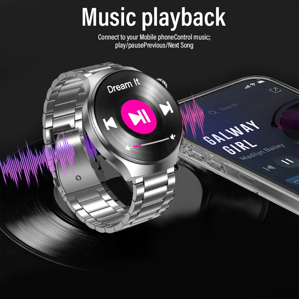 g.l wear 2025 new men's smart watch hd display health tracking bluetooth calling voice assistant sports smartwatch g.l wear 2025 new men's smart watch hd display health tracking bluetooth calling voice assistant sports smartwatch