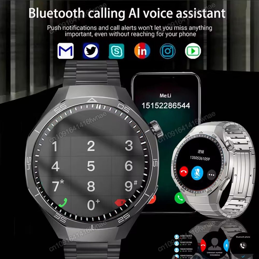 watch 5 pro gps nfc smart watch men 360*360 amoled screen heart rate monitor bluetooth calls ip68 waterproof man smartwatch 2025 watch 5 pro gps nfc smart watch men 360*360 amoled screen heart rate monitor bluetooth calls ip68 waterproof man smartwatch 2025