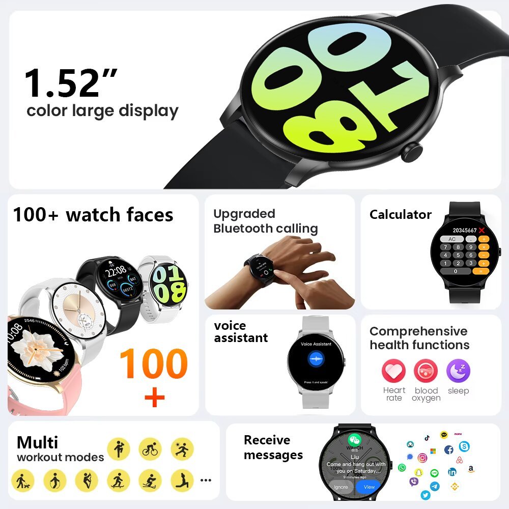 lxasfit 2025 new smart watch heart rate sleep health monitor bluetooth talk ladies sport smart watch for android ios lxasfit 2025 new smart watch heart rate sleep health monitor bluetooth talk ladies sport smart watch for android ios