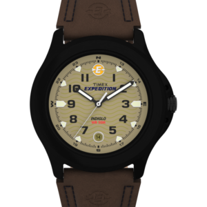 Expedition Metal Field 40mm Leather Strap Watch