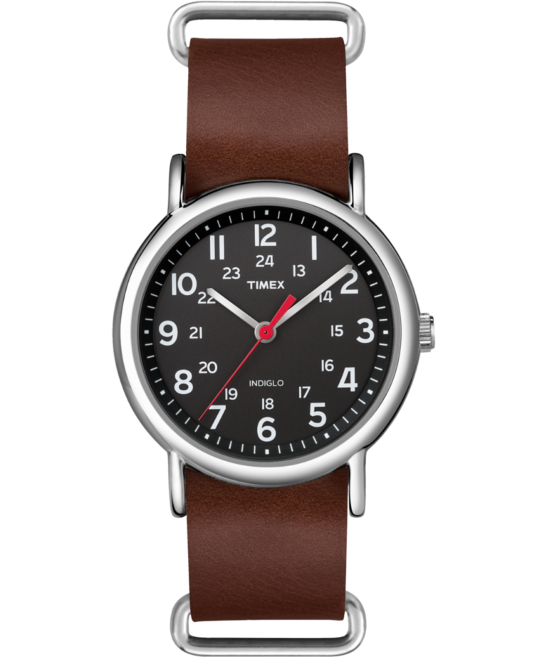 Weekender 38mm Leather Strap Watch