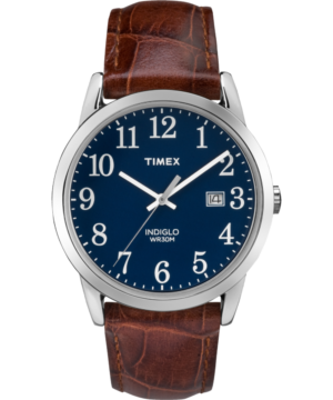 Easy Reader 38mm Leather Strap Watch