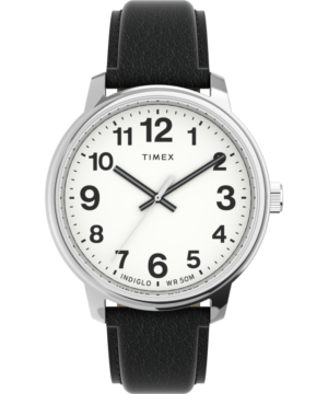 Easy Reader Bold 43mm Leather Strap Watch