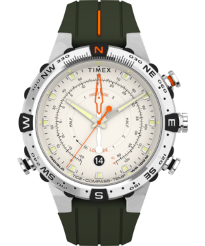 Expedition Tide-Temp-Compass 45mm Silicone Strap Watch