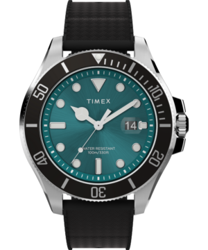 Harborside Coast 44mm Synthetic Rubber Strap Watch