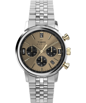 Marlin® Chronograph Tachymeter 40mm Stainless Steel Bracelet Watch