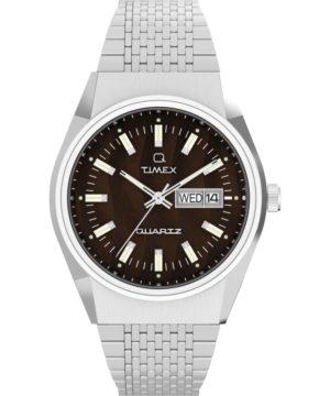 Q Timex® Falcon Eye 38mm Stainless Steel Bracelet Watch