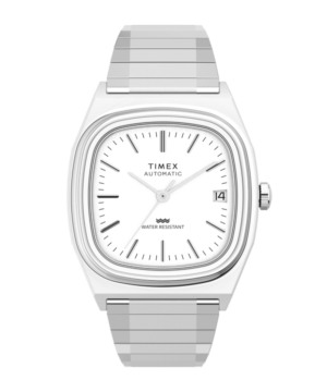 Timex® Automatic 1983 E Line Reissue 34mm Stainless Steel Expansion Band Watch