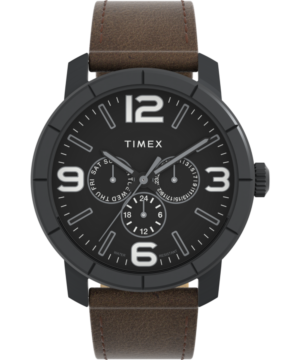Mod 44mm Leather Strap Watch