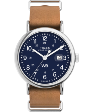Weekender 40mm Leather Strap Watch