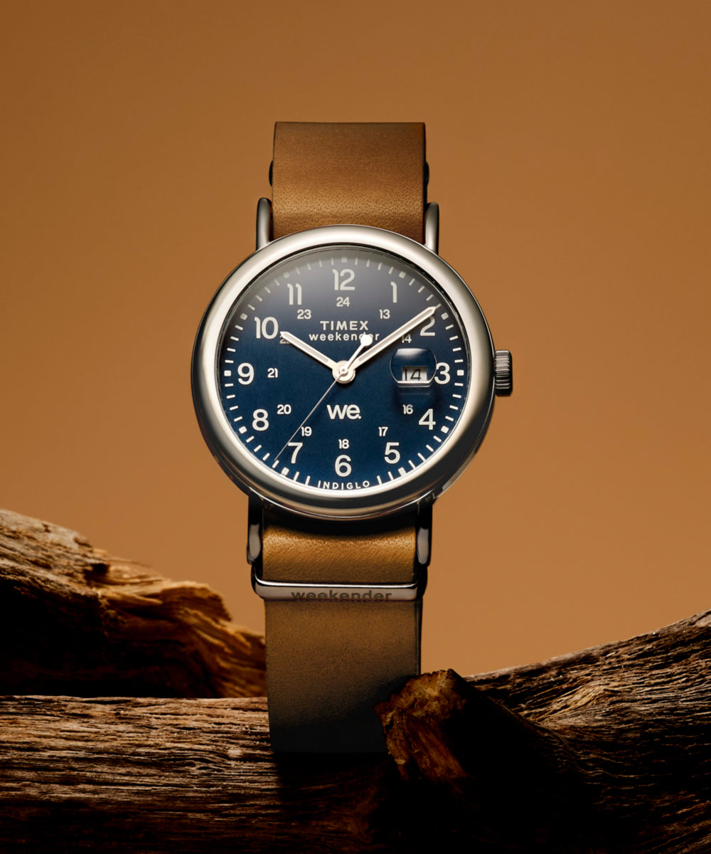 Weekender 40mm Leather Strap Watch