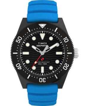 Deepwater Reef 200 XCF 43mm Synthetic Rubber Strap Watch