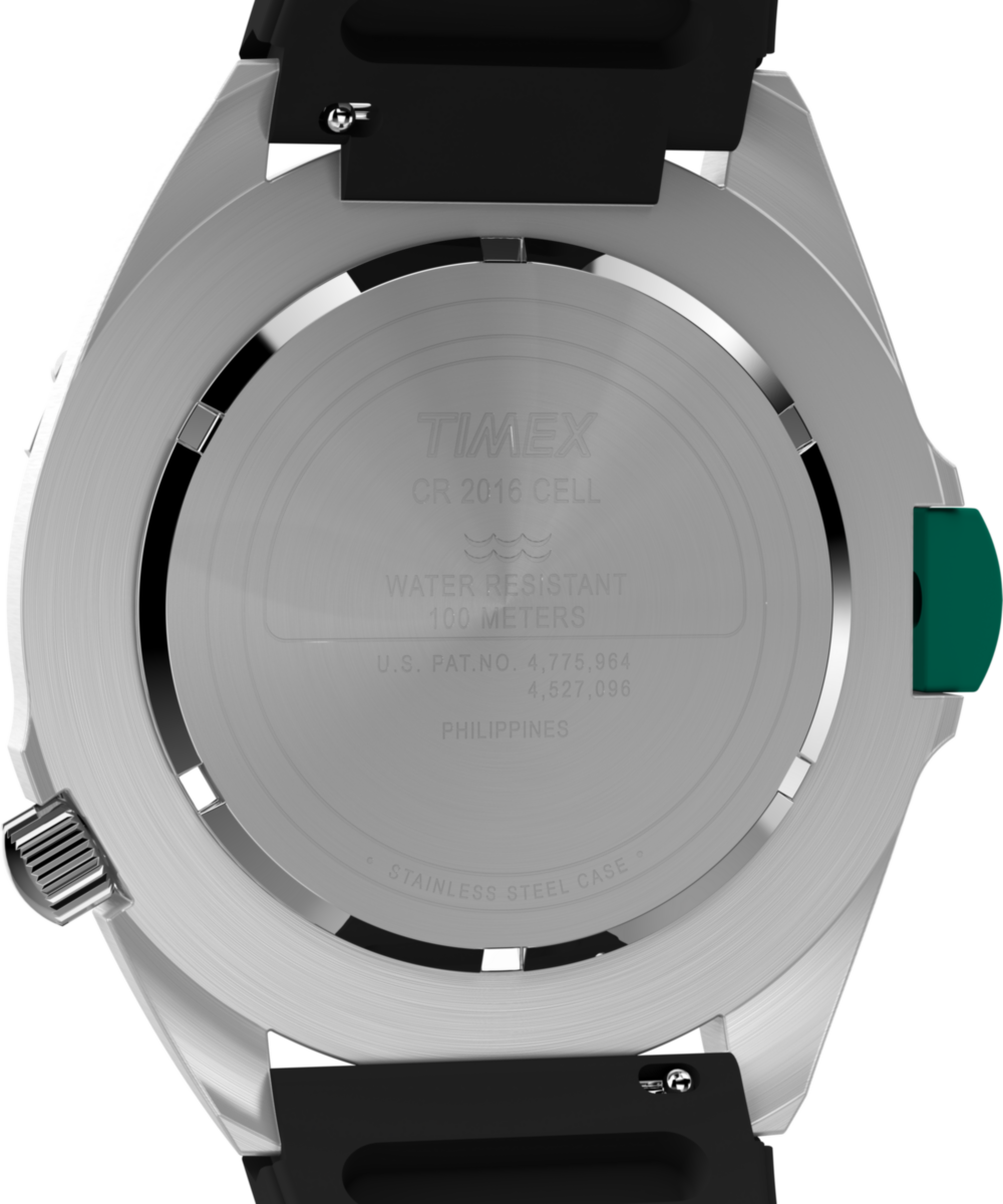 Timex 1995 Intrepid Reissue 46mm Synthetic Rubber Strap Watch