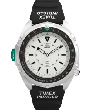Timex 1995 Intrepid Reissue 46mm Synthetic Rubber Strap Watch