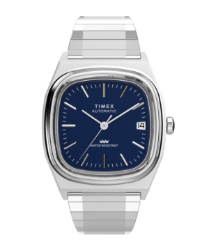 Timex® Automatic 1983 E Line 34mm Stainless Steel Expansion Band Watch