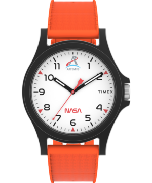 Timex Main Street NASA Artemis 40mm Silicone Strap Watch
