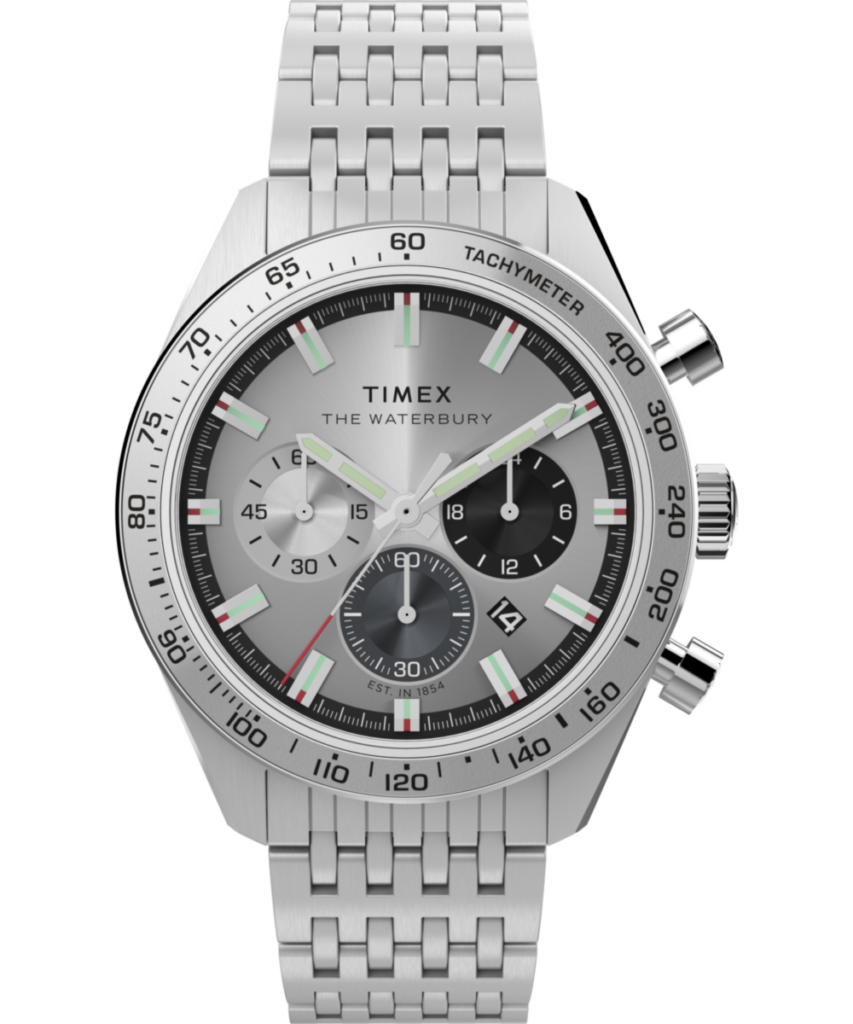 Waterbury Traditional Chronograph 41mm Stainless Steel Bracelet Watch