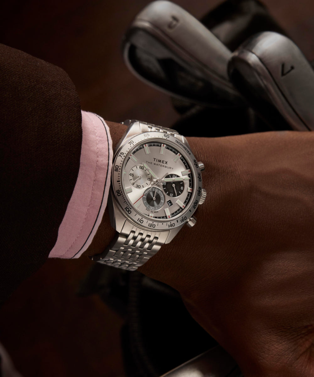 Waterbury Traditional Chronograph 41mm Stainless Steel Bracelet Watch
