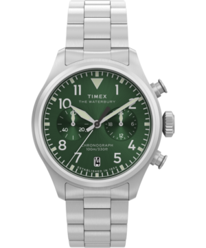 Waterbury Ace Chronograph 41mm Stainless Steel Bracelet Watch