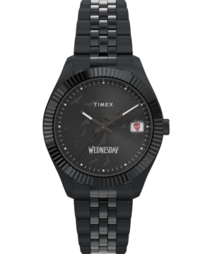 Timex x Wednesday Timex Legacy 36mm Stainless Steel Bracelet Watch