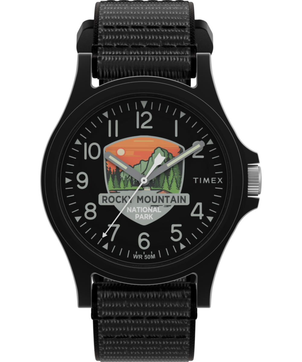 Timex Rocky Mountain National Park 40mm Fabric Strap Watch