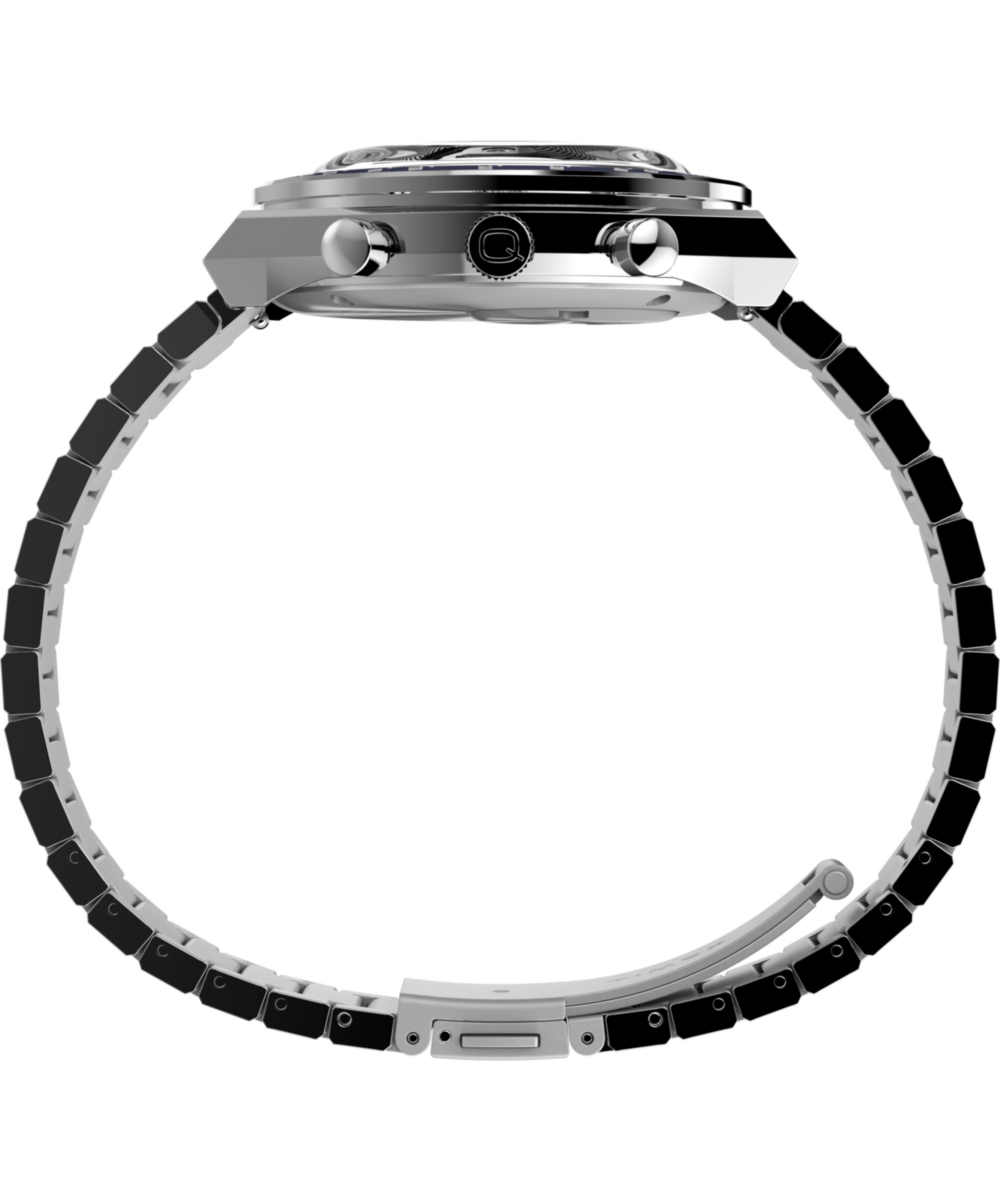 Q Timex® Chronograph 40mm Stainless Steel Bracelet Watch
