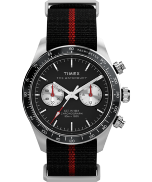 Waterbury Heritage Chronograph 39mm Fabric Strap Watch