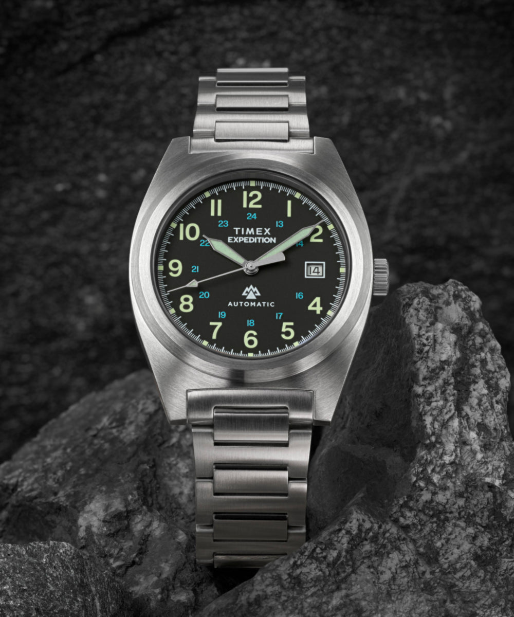 Expedition® Capstone Automatic 39mm Stainless Steel Bracelet Watch