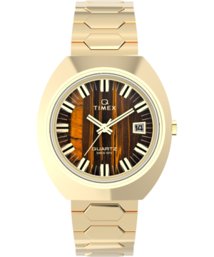 Q Timex® 1972 Time Machine Reissue 39mm Stainless Steel Bracelet Watch