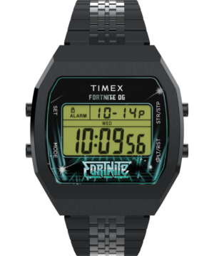 Timex x Fortnite T80 36mm Stainless Steel Bracelet Watch