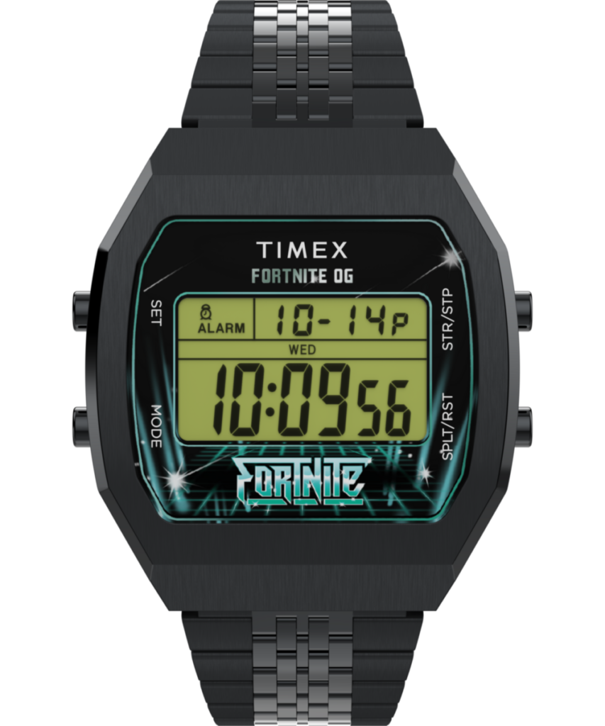 Timex x Fortnite T80 36mm Stainless Steel Bracelet Watch