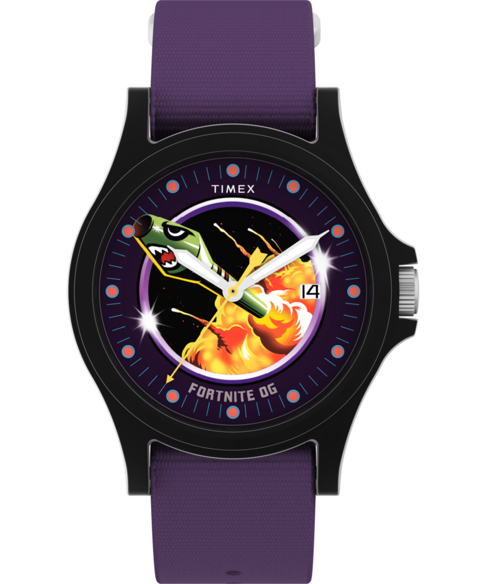 Timex x Fortnite Acadia 40mm Fabric Strap Watch