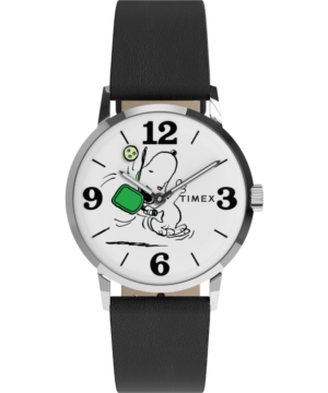Peanuts® x Timex Marlin® Pickleball 38mm Leather Strap Watch