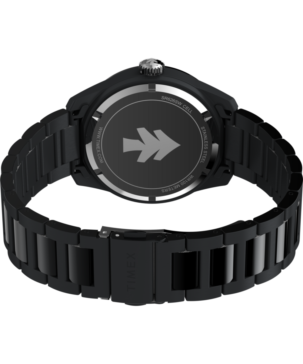 Huckberry x Timex 1979 Black Max 41mm Stainless Steel Bracelet Watch