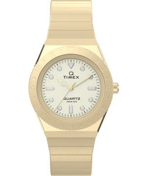 Q Timex® Mini 30mm Stainless Steel Expansion Band Watch
