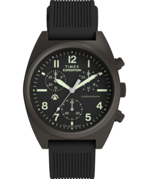 Expedition® Capstone Chronograph 41mm Silicone Strap Watch