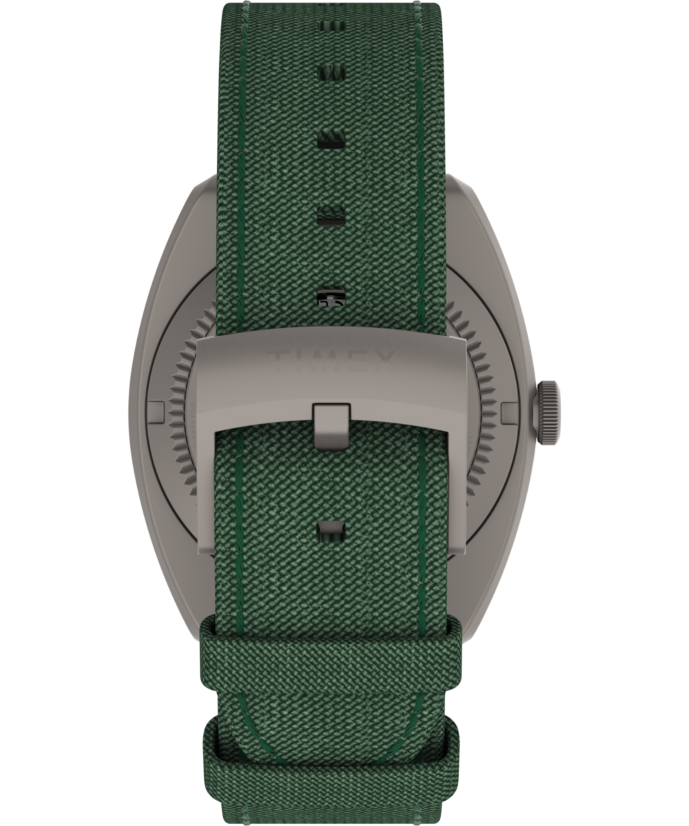 Expedition® Pioneer Titanium Automatic GMT 41mm Fabric Strap Watch