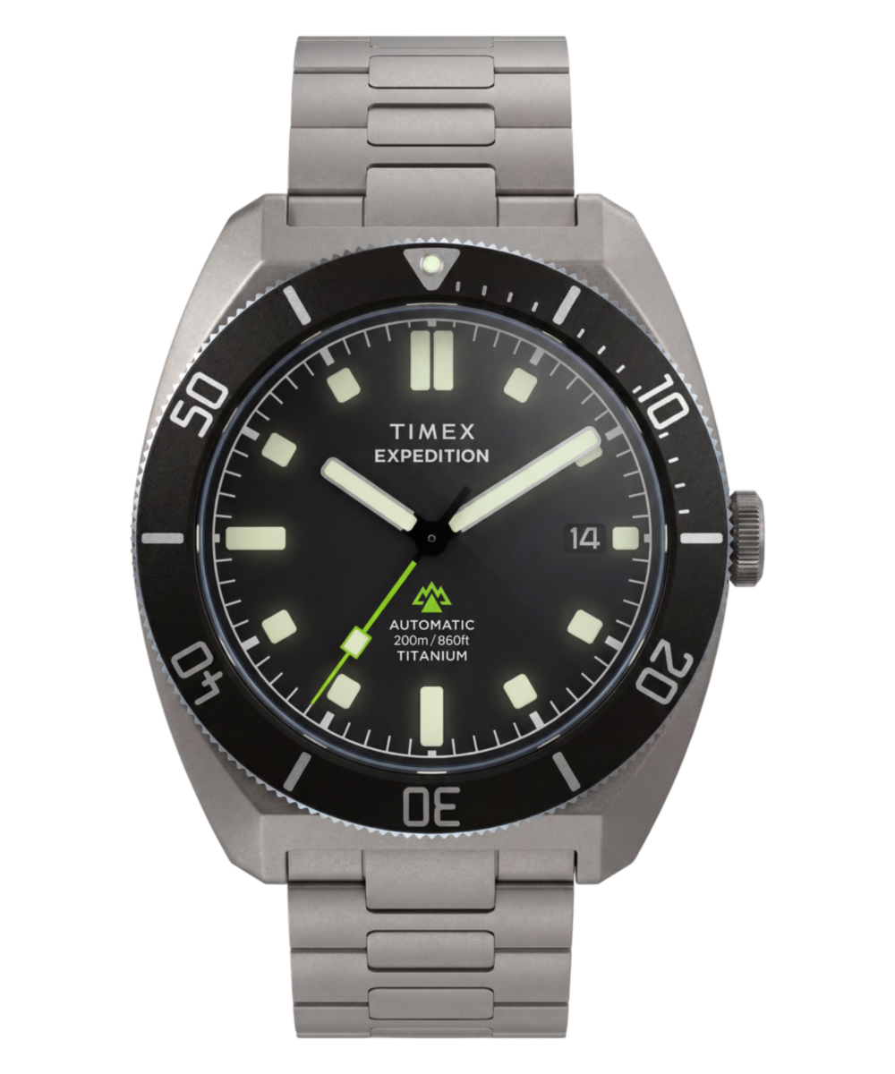 Expedition® Pioneer Titanium Automatic 41mm Bracelet Watch
