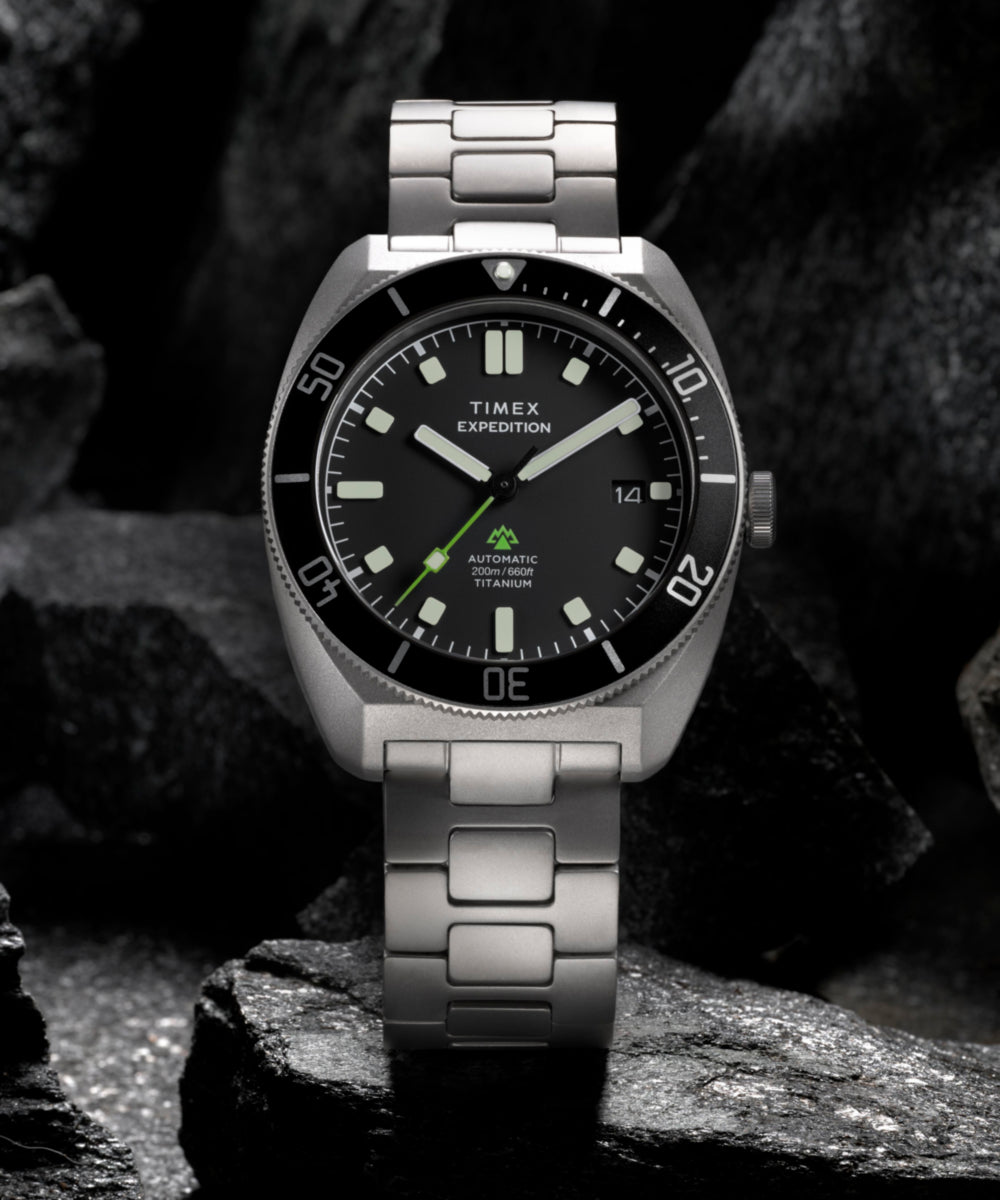 Expedition® Pioneer Titanium Automatic 41mm Bracelet Watch
